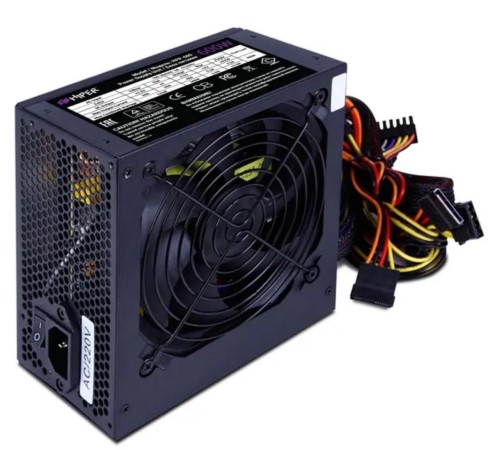 блок питания для ПК 600 Ватт/ Power Supply HIPER HPP-600 (ATX 2.31, 600W, Active PFC, 120mm fan, Black) BOX блок питания для ПК 600 Ватт/ Power Supply HIPER HPP-600 (ATX 2.31, 600W, Active PFC, 120mm fan, Black) BOX
