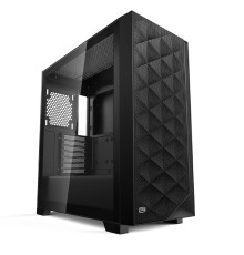 Корпус без блока питания/ Case PCCooler C3D510 BK, Midi-Tower, TG, Mesh, no fans, 2xUSB-A 3.0, E-ATX, ATX, mATX, mITX Black
