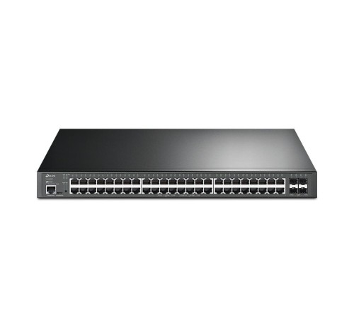 Коммутатор/ JetStream™ 48-Port Gigabit and 4-Port 10GE SFP+ L2+ Managed Switch with 48-Port PoE+