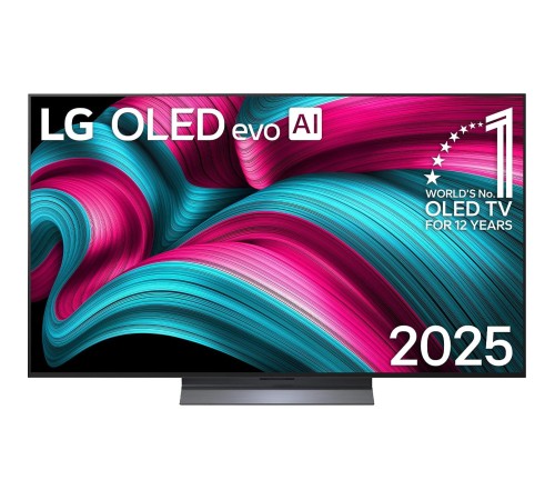 Телевизор 55'' LG/ 55'' OLED, Ultra HD, Smart TV, WebOS, Bluetooth, MR NFC, 120Hz Native (VRR 144Hz), 2.2ch 40Вт Dolby Atmos, 2хHDMI, 3хUSB, 1 Pole, Charcoal Black, 2025