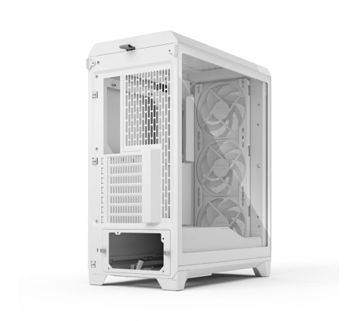 Корпус ПК без блока питания/ Case Fractal Design Meshify 3 TG Clear Tint, Midi-Tower, 3x140mm, 2xUSB-A 3.2 + 1xUSB 3.2 Type-C E-ATX, ATX, mATX, mITX, White