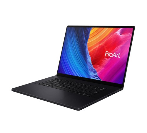 Ноутбук/ ASUS ProArt P16 H7606WM-ME047X 16"(3840x2400 OLED)/Touch/AMD Ryzen AI 9 HX 370(2Ghz)/32768Mb/2TbPCISSDGb/noDVD/Ext:nVidia GeForce RTX 5060(8192Mb)/Cam/BT/WiFi/90WHr/war 1y/1.85kg/Nano Black/Win11Pro + алюм корп; DialPad; USB-RJ45 кабель