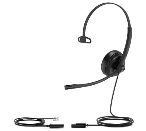 Гарнитура YEALINK YHS34 Mono Моно, Проводная, HD звук, QD, RJ9, шт Гарнитура YEALINK YHS34 Mono Моно, Проводная, HD звук, QD, RJ9, шт