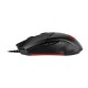 Мышь  проводная Gaming Mouse MSI CLUTCH GM08, Wired, DPI 3200 (max. 4200 by software), Red lighting, Adjustable Weight system, 92g (w/o weights & cable), black