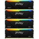 Память оперативная/ Kingston 64GB 3200MT/s DDR4 CL16 DIMM (Kit of 4) FURY Beast RGB