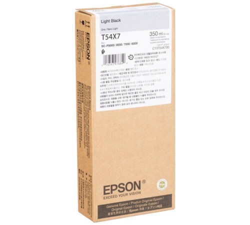 Картридж/ EPSON C13T54X700 LIGHT BLACK HDX/HD 350 ML
