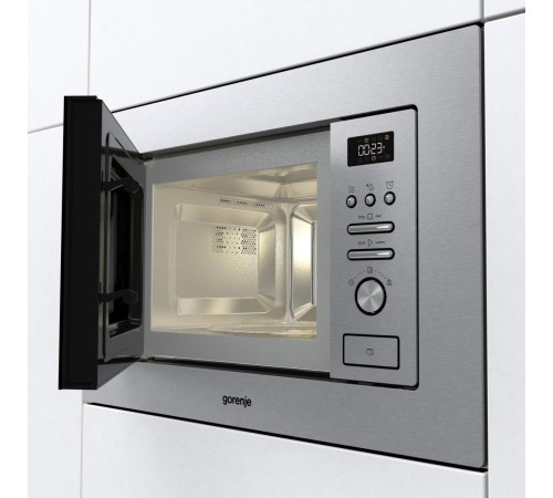 Встраиваемые микроволновые печи GORENJE/ Встраиваемые микроволновые печи GORENJE,Электронное управление,Цвет: Нержавеющая сталь,Объем: 20 л,Габаритные размеры (шхвхг): 59,5 × 38,8 × 34,4 см