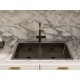 Кухонная мойка RIVELATO Rivelato Rinox 8050 B2 PVD black Мойка нерж.сталь 2 чаши 800*500*200 мм, монтаж: врезной, материал: нержавеющая сталь, цвет: черный