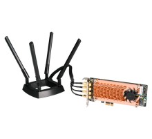 Сетевая карта Wi-Fi/ QNAP QWA-AC2600 Dual-band AC2600 wireless PCIe expansion card