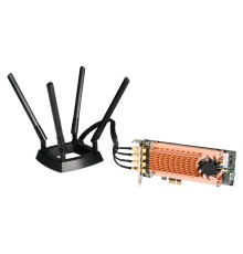 Сетевая карта Wi-Fi/ QNAP QWA-AC2600 Dual-band AC2600 wireless PCIe expansion card