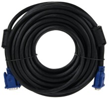 Кабель/ Кабель монитор-SVGA card (15M-15M) 15м 2 фильтра Aopen/Qust <ACG341AD-15M>