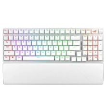 Клавиатра ASUS ROG STRIX SCOPE II 96 WIRELESS, 2.4 GHz RF, Bluetooth, 96%, PBT, White