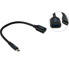 Адаптер-переходник Vention USB CM/ OTG USB 3.0 AF, гибкий - 0,15м.