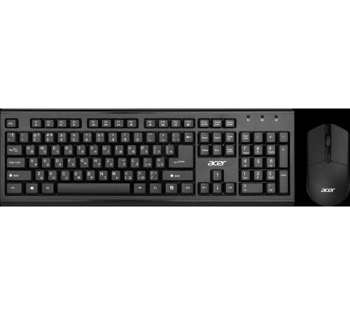 Набор клавиатура+мышь/ Беспроводной набор (клав+мышь) ACER OKR120 Wireless 2.4G combo set black Набор клавиатура+мышь/ Беспроводной набор (клав+мышь) ACER OKR120 Wireless 2.4G combo set black