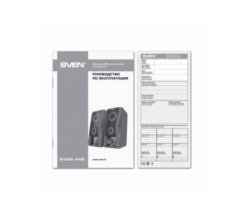 АС SVEN 445, черный (6 Вт, питание USB, подсветка) АС SVEN 445, черный (6 Вт, питание USB, подсветка)