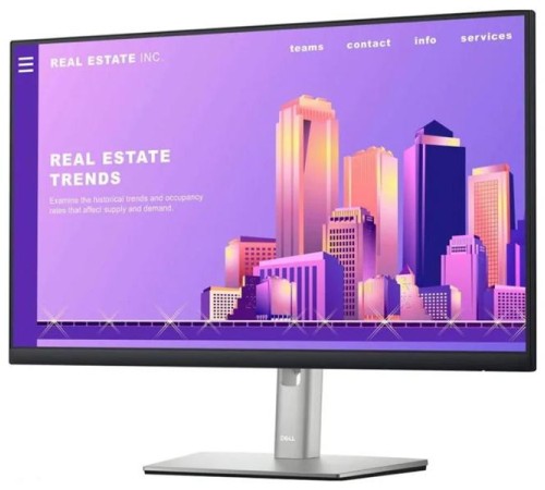 Монитор Dell 23,8" P2422H  S/BK  (IPS; 16:9; 250cd/m2; 1000:1; 5ms; 1920x1080; 178/178; VGA; HDMI; DP; 5xUSB; HAS; Swiv; Tilt; Swiv; Pivot) (следы намокания)