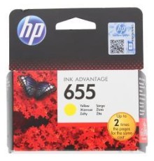 Картридж Cartridge HP 655 для DJ IA 3525/5525/4515/4525, желтый  (600 стр) (незначительное повреждение коробки)