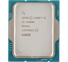 Процессор CPU Intel Core i5-14600K (3.5GHz/24MB/14 cores) LGA1700 OEM, UHD770, TDP 125W, max 192Gb DDR4-3200 DDR5-5600, CM8071504821015SRN43, 1 year