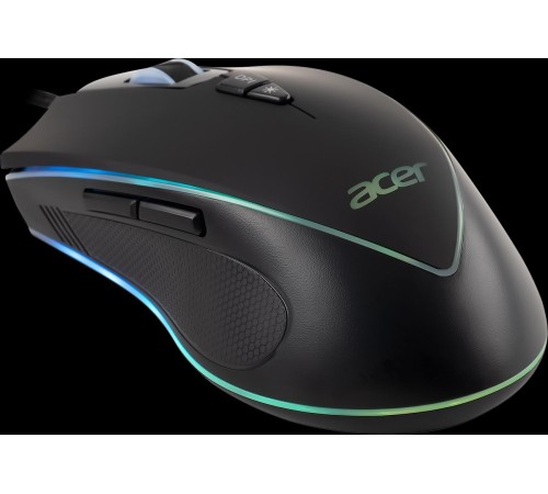 Мышь игровая компьютерная/ Проводная игровая мышь ACER OMW131 Wired USB Gaming Mouse (6000dpi) RGB (6but) black Мышь игровая компьютерная/ Проводная игровая мышь ACER OMW131 Wired USB Gaming Mouse (6000dpi) RGB (6but) black