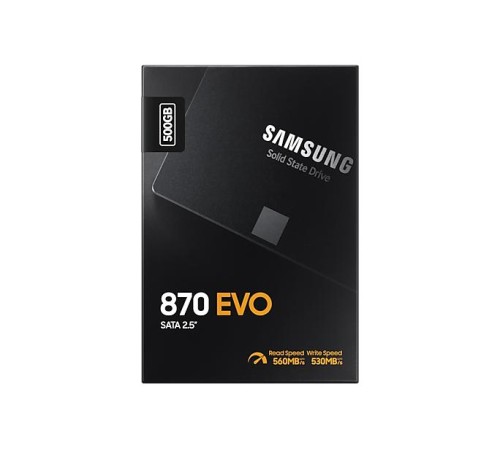 Твердотельный накопитель Samsung MZ-77E500BW 870 EVO 500GB, 2.5", SATA3, 6.8mm (Вскрытая упаковка) Твердотельный накопитель Samsung MZ-77E500BW 870 EVO 500GB, 2.5", SATA3, 6.8mm (Вскрытая упаковка)