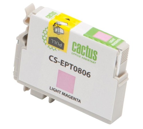 -/ Картридж струйный Cactus CS-EPT0806 T0806 светло-пурпурный (11.4мл) для Epson Stylus Photo P50/PX650