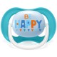 Пустышка ultra air Lime, Be happy/Кораблик, 6-18 мес, 2 шт, для мальчиков