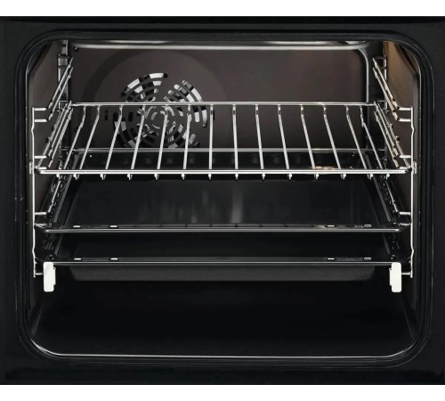 Встраиваемые электрические духовки ELECTROLUX/ Встраиваемый духовой шкаф с конвекцией, объем 72 л, 11 режимов, 9 автопрограмм, очистка пиролитическая, 4 стекла в дверце, направляющие проволочные + телескопические (1 уровень), термощуп, сенсорное управлени