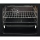 Встраиваемые электрические духовки ELECTROLUX/ Встраиваемый духовой шкаф с конвекцией, объем 72 л, 11 режимов, 9 автопрограмм, очистка пиролитическая, 4 стекла в дверце, направляющие проволочные + телескопические (1 уровень), термощуп, сенсорное управлени
