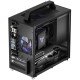Корпус без блока питания/ Case JONSBO T8 PLUS, Mini-Tower, TG, 1x140mm, 1xUSB-A 3.2 + 1xUSB-C 3.2, mITX Black