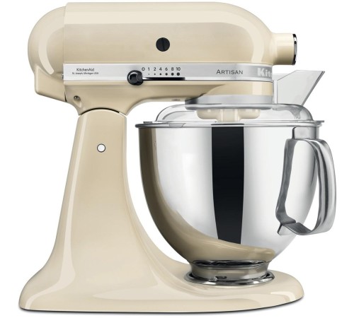 Настольный миксер KitchenAid Настольный миксер с откидным блоком Artisan 4.8 л, кремовый Настольный миксер KitchenAid Настольный миксер с откидным блоком Artisan 4.8 л, кремовый