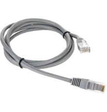 Патчкорд/ Патчкорд литой "Telecom" UTP кат.5е 1,5м серый