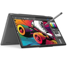 Ноутбук/ Lenovo Yoga 7 2-in-1 14IML9 14"(1920x1200 IPS)/Touch/Intel Core Ultra 5 125U(1.3Ghz)/16384Mb/1024SSDGb/noDVD/Int:Intel® Graphics/Cam/BT/WiFi/71WHr/war 1y/1.61kg/storm grey/noOS + 65W, Pen, RU kbd
