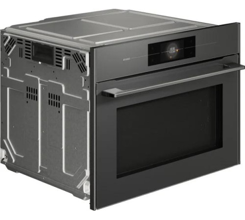 Встраиваемый духовой шкаф ASKO/ 741121, Встраиваемый духовой шкаф ASKO, компактный, высота 45 см, функция СВЧ, объем 50 л, полноцветный сенсорный TFT-дисплей, 124 автоматические программы, 11 режимов нагрева, режим ProRoast, мощность СВЧ 1000 Вт, галогено