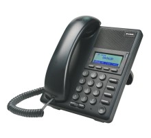 Телефон D-Link IP-телефон с поддержкой PoE, 1x100Base-TX PoE WAN, 1x100Base-TX LAN, без адаптера питания в комплекте