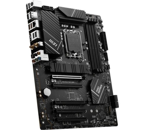 Материнская плата/ MB MSI INTEL B760 s1700, 4xDDR4(128GB), HDMI 2.1/DP, 2xPCIe 4.0x16, 3xPCIe 3.0x16, 1xLAN (2.5GbE), Wi-Fi, BT, 4xSATA 6Gb/s, 2xM.2, 1xUSB-C, 2xUSB 3.2, 4xUSB 2.0, 1xPS/2, ATX Материнская плата/ MB MSI INTEL B760 s1700, 4xDDR4(128GB), HDMI 2.1/DP, 2xPCIe 4.0x16, 3xPCIe 3.0x16, 1xLAN (2.5GbE), Wi-Fi, BT, 4xSATA 6Gb/s, 2xM.2, 1xUSB-C, 2xUSB 3.2, 4xUSB 2.0, 1xPS/2, ATX