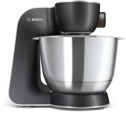 Кухонный комбайн Bosch/ Кухонный комбайн Bosch, 12 насадок, поворотное управление, цвет серый Кухонный комбайн Bosch/ Кухонный комбайн Bosch, 12 насадок, поворотное управление, цвет серый