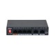 Коммутатор DAHUA 4-портовый неуправляемый коммутатор с РоЕ Порты: 4 RJ45 10/100/1000Мбит/с (PoE/PoE+/Hi-PoE), 2 RJ45 10/100/1000Мбит/с (uplink); мощность PoE: 1 до 60Вт, порты: 2~4 до 30Вт, суммарно до 60Вт; PoE