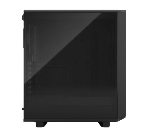 Корпус ПК без блока питания/ Case Fractal Design Meshify 2 Compact TG Light Tint, Midi-Tower, 1x120mm + 2x140mm, 2xUSB-A 3.2 + 1xUSB 3.2 Type-C ATX, mATX, mITX Black