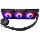 Система жидкостного охлаждения/ Water Cooling System Thermalright Aqua Elite 360 V3 (360mm, Black, ARGB/ Fans: 3x120mm, 66.17CFM, 25.6dBA, 1500RPM/ Pump height 53mm, 23dBA, 3300RPM, Rad thickness 27mm/ S: 1700, 1200, 20XX, 115X, AM5, AM4)