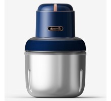 Беспроводной кухонный комбайн deerma Food Processor DEM-JR08 Blue, 220W, Maximum capacity - 0.8L / 1L / 1.2L, Bowl material - Metal