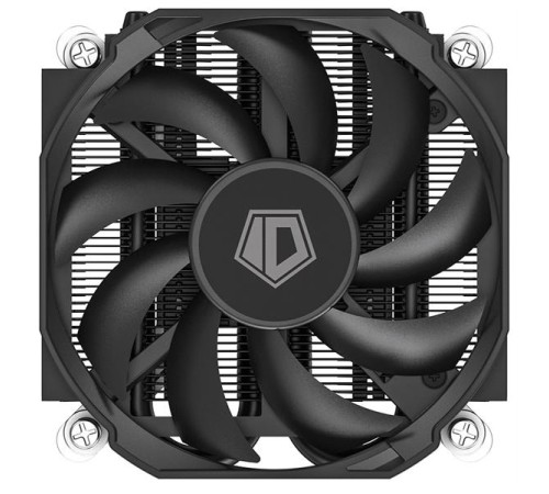 Кулер для процессора ID-COOLING IS-28i BLACK LGA1851/1700/1200/115X низкопрофильный высота 28mm (48шт/кор, TDP 65W, PWM, 2 тепл.трубки, медная база, FAN 92mm) BOX