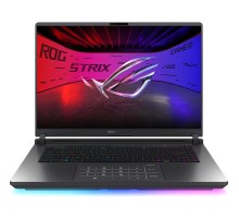 Ноутбук/ ASUS ROG Strix G16 G615LW-S5080 16"(2560x1600 (матовый, 240Hz) IPS)/Intel Core Ultra 9 275HX(2.7Ghz)/32768Mb/1024PCISSDGb/noDVD/Ext:NVIDIA GeForce RTX 5080(16384Mb)/Cam/BT/WiFi/90WHr/war 1y/2.65kg/Eclipse Gray/DOS