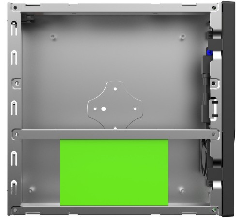 Корпус с внешним блоком питания 120Вт./ Case Foxline mITX 120W ext., DC-converter, 2xUSB3.0, 1x40mmFan, Black, VESA, powercord