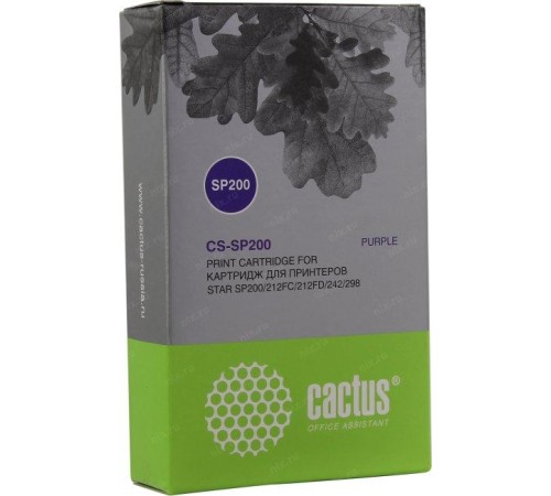 -/ Картридж матричный Cactus CS-SP200 фиолетовый для Star SP200/212FC/212FD/242/298
