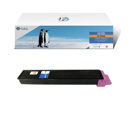 Тонер-картридж G&G toner cartridge для Kyocera FS-C8020MFP/8025MFP/8520MFP/8525MFP пурпурный 6 000 стр. c чипом TK-895M  1T02K0BNL0 гарантия 36 мес.