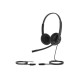 Wired Headset with QD to RJ Port YHS34 Lite Dual