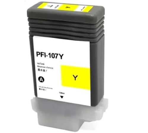 -/ Струйный картридж NV Print PFI-107Y (NV-6708B001) Yellow для Canon imagePROGRAF iPF670/680/770 (130 мл) совместимый