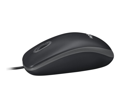Мышь/ Logitech Optical Mouse B100  Black USB   OEM