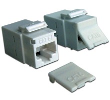 Повторитель портов Повторитель портов RJ-45, неэкранированный, кат.6, формата Keystone, белый