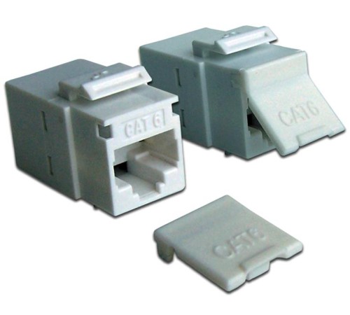 Повторитель портов Повторитель портов RJ-45, неэкранированный, кат.6, формата Keystone, белый Повторитель портов Повторитель портов RJ-45, неэкранированный, кат.6, формата Keystone, белый